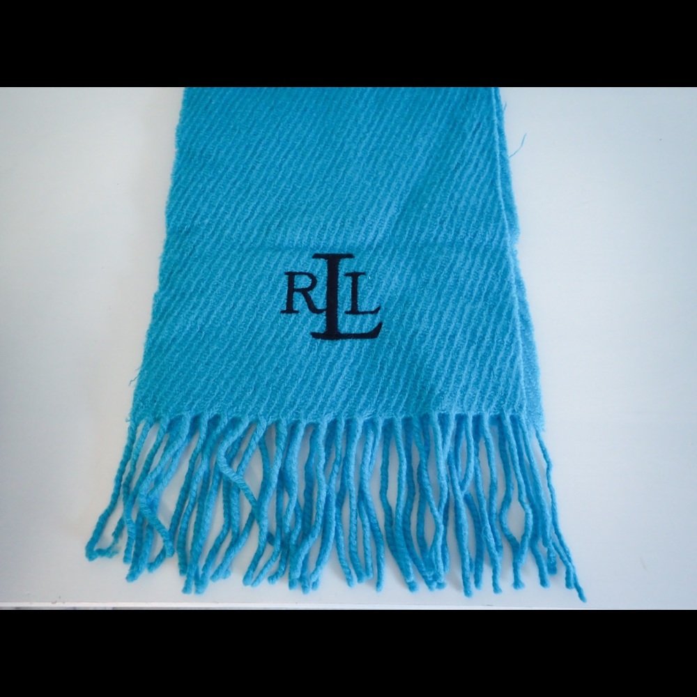 Lauren Ralph Lauren’s “RLL” monogram scarf